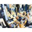 Impression sur les bâtiments des villes, vue de dessus des bâtiments de New York