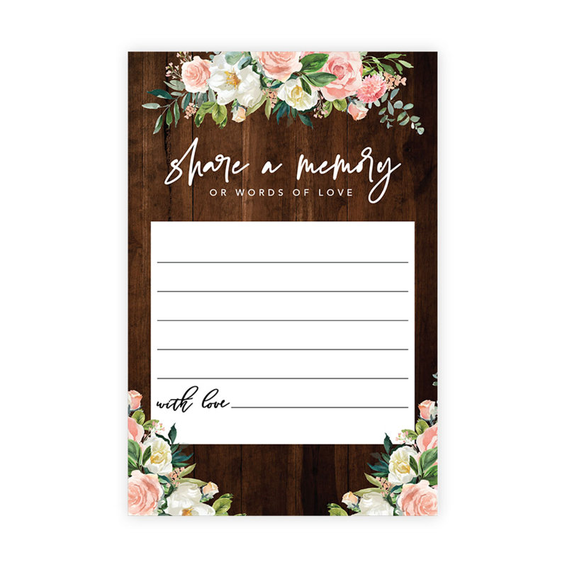 «Rustic Wood Spring Florals»