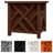 Calista 15.5" Lattice Design Planter Box - 16.5” Tall Square Decorative Outdoor Flower or Plant Pot-501048194-471666564