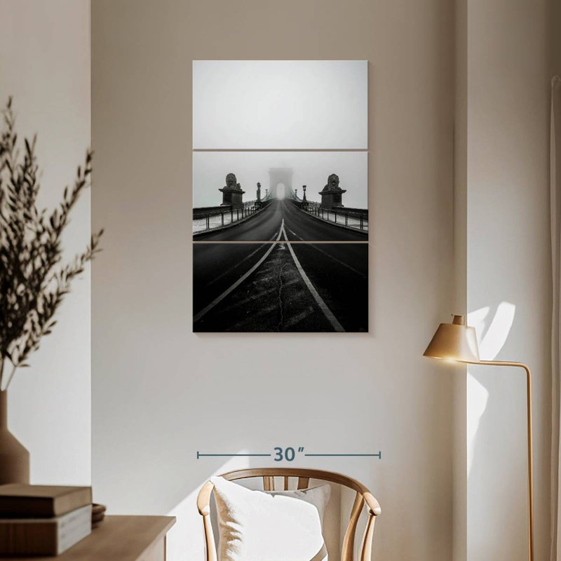 Mehar Danube Bridge In Budapest, 57" H x 36" W