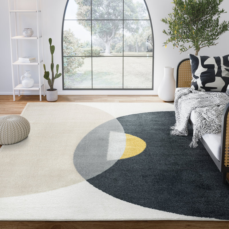 Tapis rectangulaire Tyira, Rectangle 5 pi 3 po x 7 pi 6 po