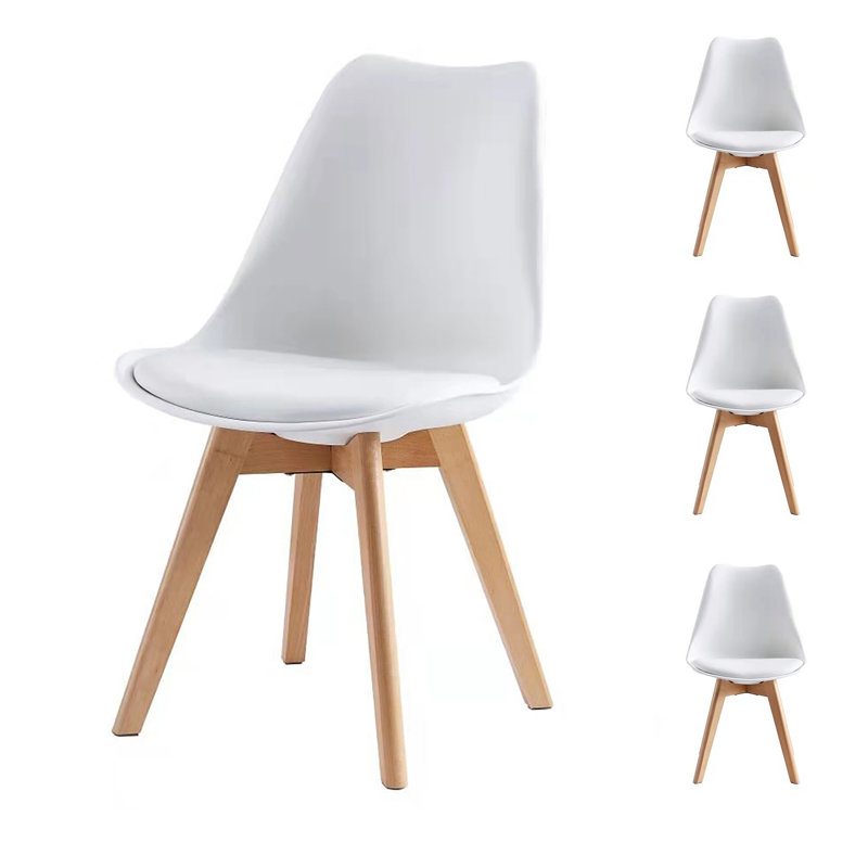 Knutsford Kitchen Dining Chair, White, 4