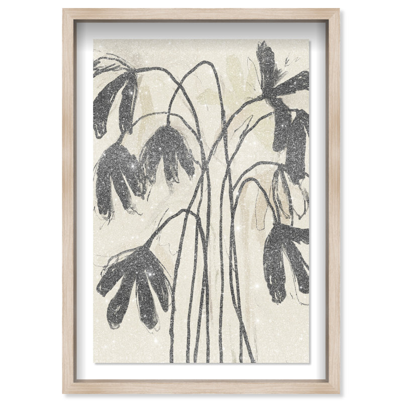 Tree Abstract Studio Print by Oliver Gal, 16.5"H x 11.5"W, Natural Oak Shadowbox