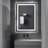 Carlecia LED Bathroom Mirror Backlight Mirror Touch Dimmable Wall Mount Anti-fog Smart Mirror-1263098658