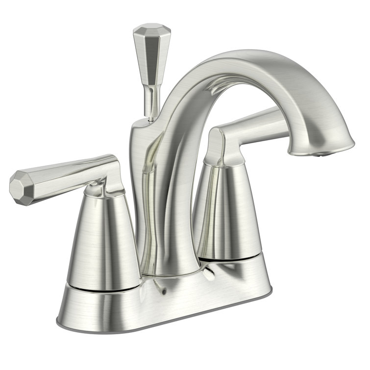 Z Centerset 2-handle Bathroom Faucet with Drain Assembly