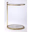 Ciro Metal & Mirrored Side Table-1074595654
