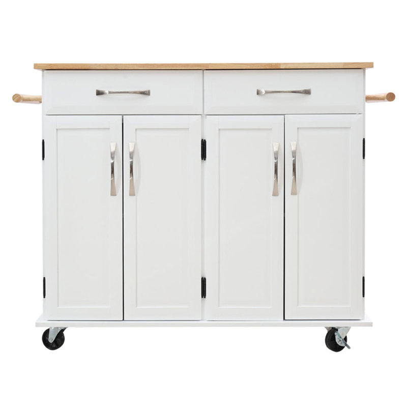 Stanford Kitchen Island, White