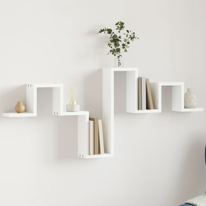 Oladapo Floating Shelf, White