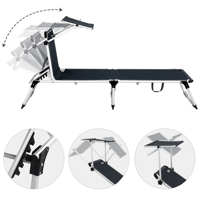 90.5cm Long Reclining Single Chaise