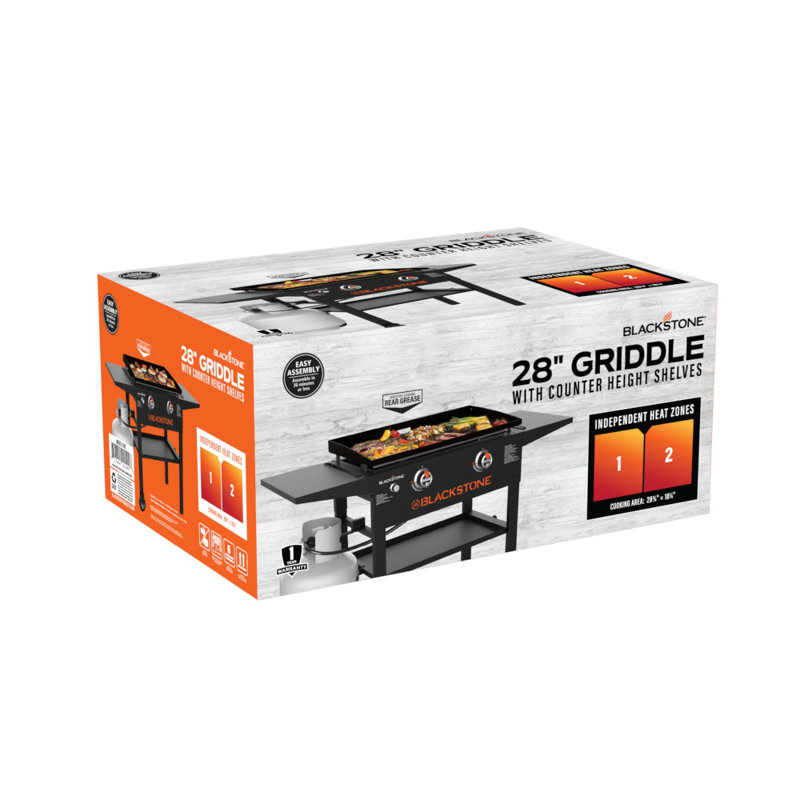Blackstone 2-Burner 28" Dual-Shelf Propane Griddle