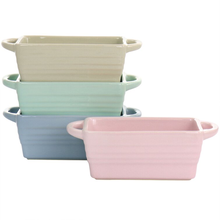 Martha Stewart 4-Piece Stoneware Bakeware Set