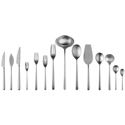 Linea Flatware Set (Configuration S) - 113 Pieces - Ice