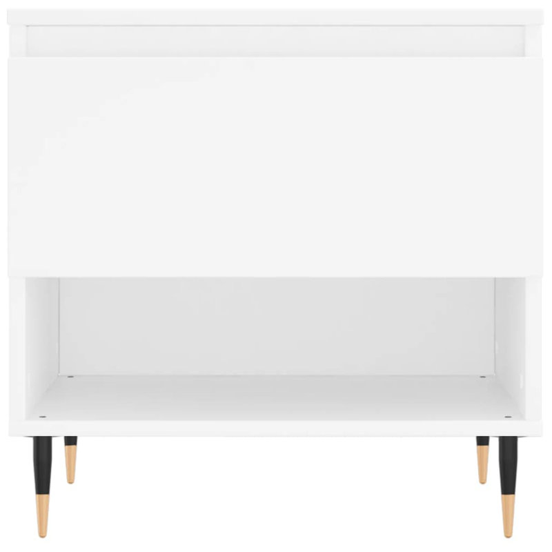 Mykisha Four Leg Coffee Table with Storage, White