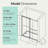 Frameless Double Sliding Soft-Close Shower Door