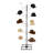 Metal Hat Rack Rotating Hat Display Rack Black-130728191