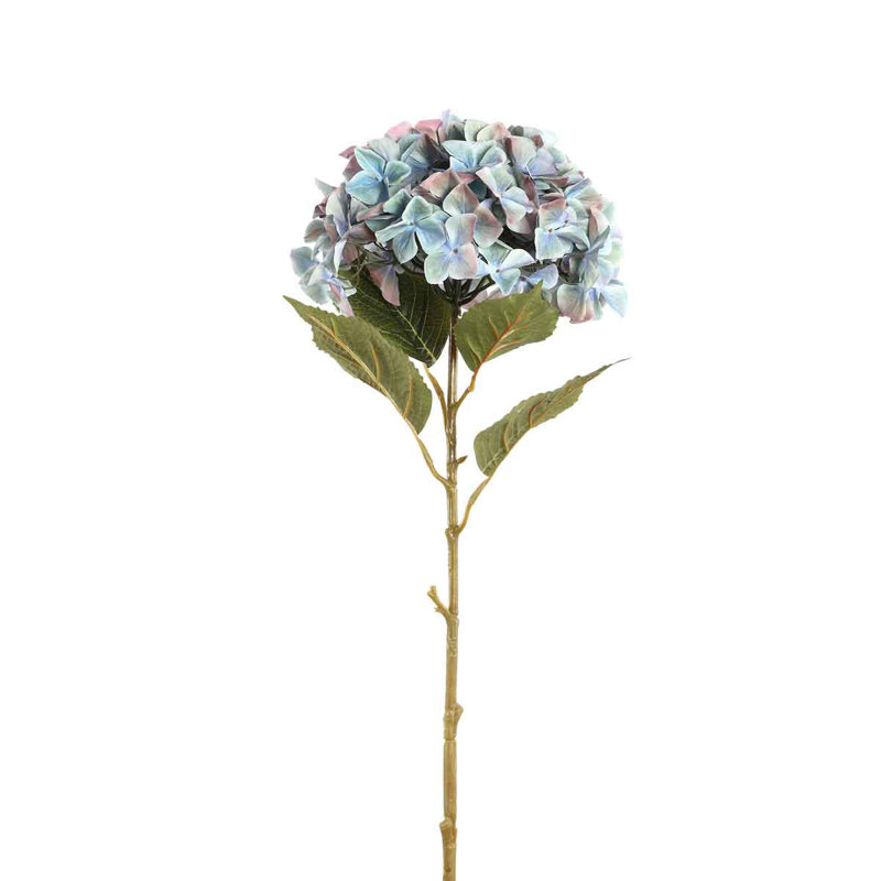 hortensia 111 cm H Faux Plant, Blue