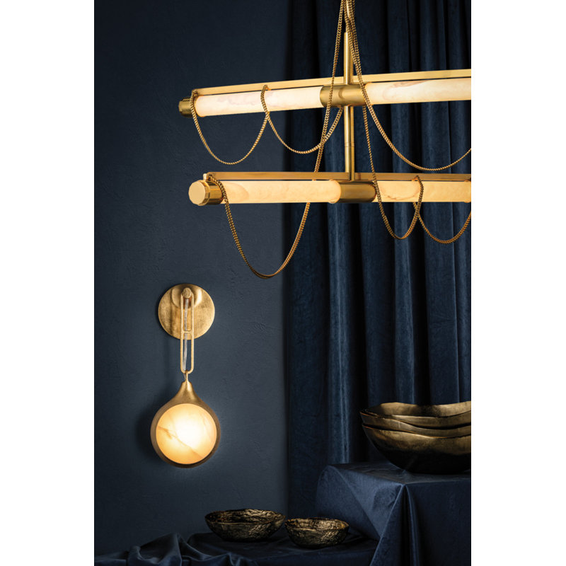 Lariat - Dimmable LED Cylinder Chandelier by Noz Nozawa for Corbett Lighting, 77.75" H x 7.75" W x 7.75" D