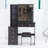 Middle Size Left Bedside Cabinet Vanity Table + Cushioned Stool, Extra Large Right Sliding Mirror, Multi Layer High Capacity Storage, Practical Fashionable Dresser, Suitable For Middle Space-784324023