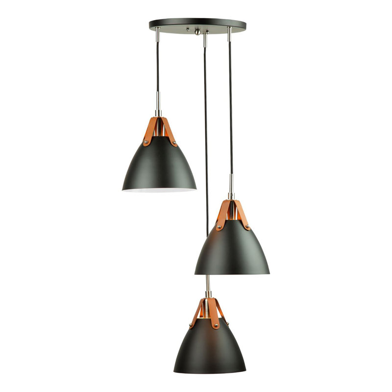 3 - Light Black Shaded Pendant
