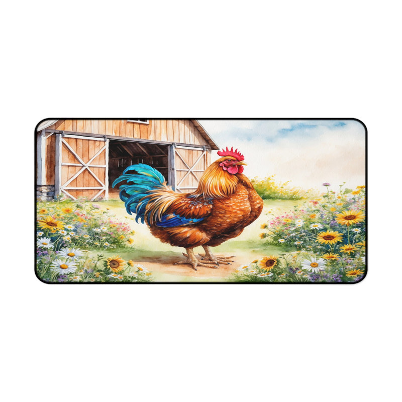Polyester Desk Pad, 14.4x12.1
