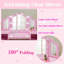 Ensemble de coiffeuse filles Princess - miroir pliant en trois-1573933658