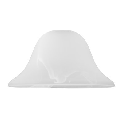 7.5 Inch Alabaster Replacement Light Glass, Millbridge Collection, White
