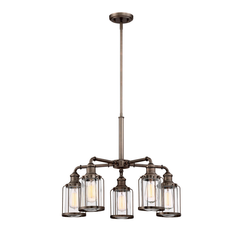 Adriana 5 - Light Dimmable Classic / Traditional Chandelier