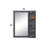 Cargo Gunmetal Finish Vanity Mirror-1384831158