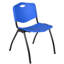 Plateau de table Kee Square, 4 chaises empilables-674458706-674458719-674458716