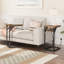 Frame End Table with Built-In Outlets