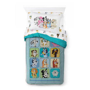 Ensemble de lit pour tout-petits Bluey Friends Forever