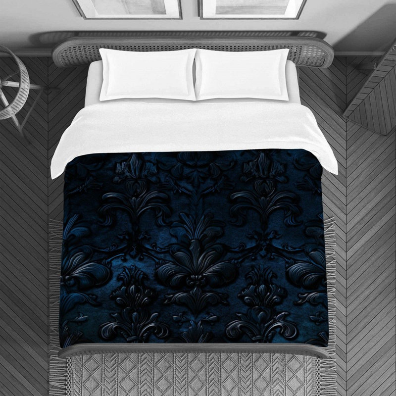 Polyester Damask Duvet Cover, Twin Duvet Cover