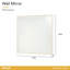 Palm Gate Wall Mirror - Cloud White