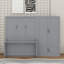 Grand lit escamotable avec placard