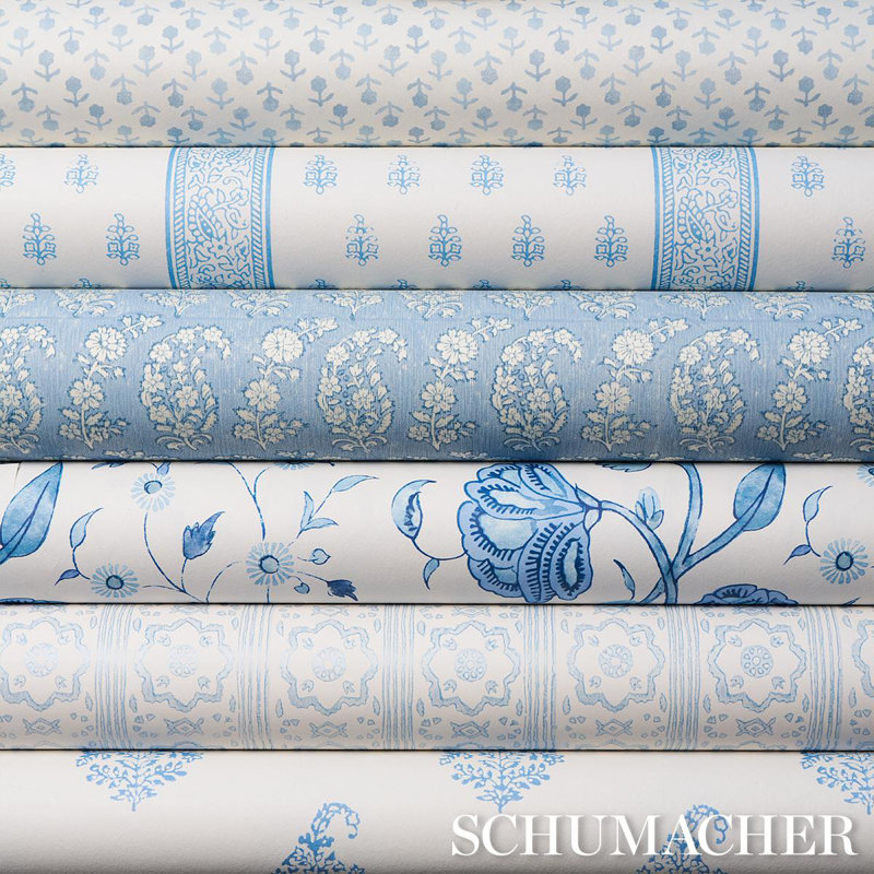 Katsura Stripe II Wallpaper, Chambray