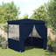 Abri pour événements d'extérieur 100% polyéthylène et acier 6,6 x 6,6 pi Party Tent