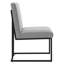 Chaise de salle à manger en tissu capitonnée Indulge Channel par Modway-853591315