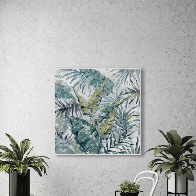 «Blissful», reproduction encadrée sur toile, H 18 po x l 18 po x P 1,5 po