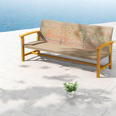 71.3 " W Straight Patio Sofa