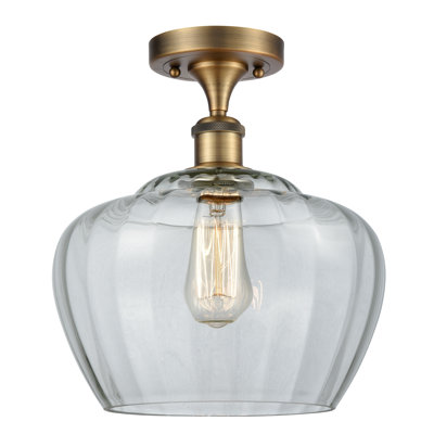 Renee Glass Semi Flush Mount
