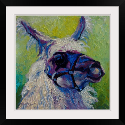 «Drissia Lillocet Llama», reproduction d'art