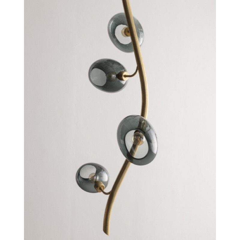 Lustre unique Winery, Bronze, Transparent, H 112 po x l 70 po x P 39 po