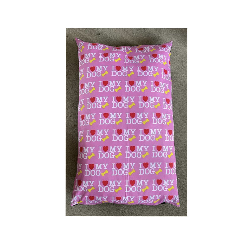 Lafrance Animal Print Pet Bed, Pink