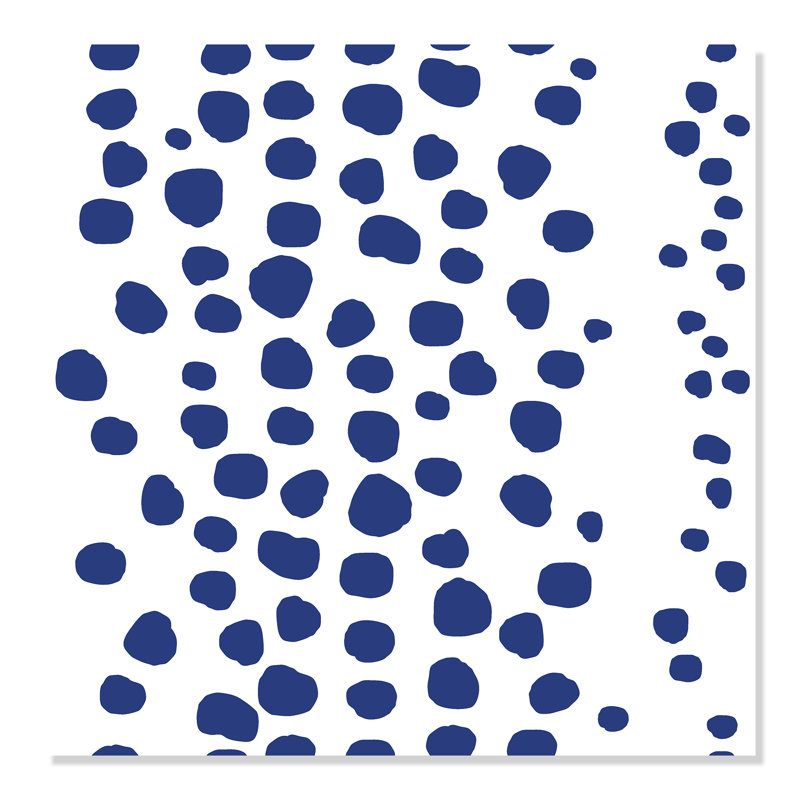 Panneau de papier peint Burnsdale, L 24 po x L 96 po, Bleu
