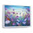 Cadre flottant blanc