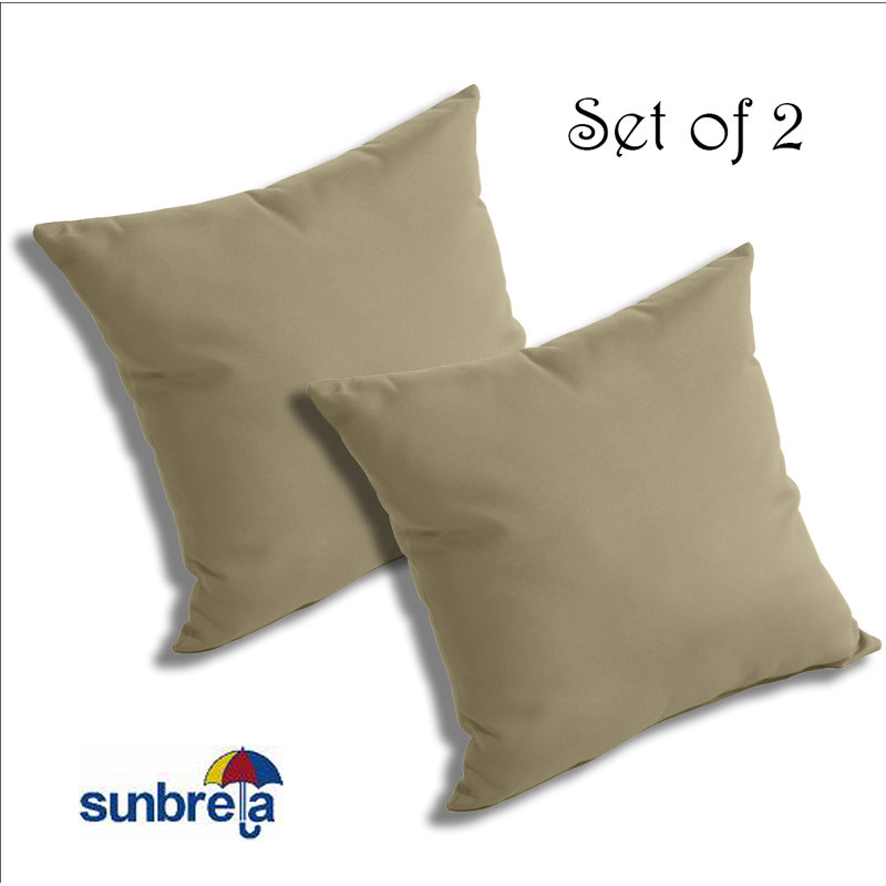 Coussin décoratif extérieur, Beige antique