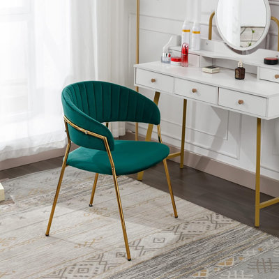 Nikte Velvet Barrel Chair