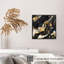 Abstrait noir et doré Geode V, reproduction d'art moderne sans cadre-269923987