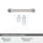 Factor 3 inch (76mm) Center-to-Center Satin Nickel Cabinet Pull-50304250-109026942