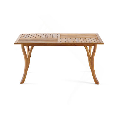 ECTANGULAR WOOD TABLE